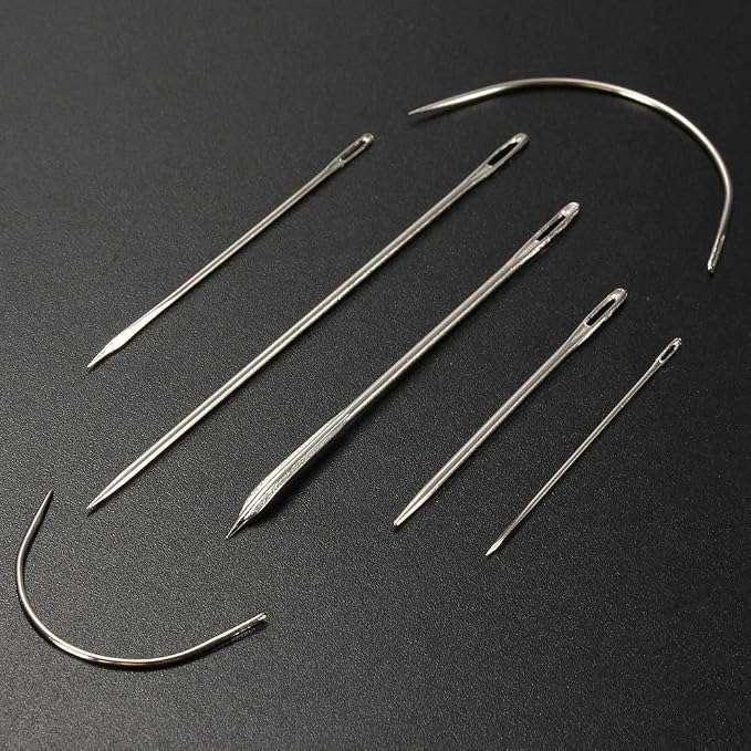 Vitoki Heavy Duty Hand Sewing Needles Kit for Home Upholstery Carpet Leather Canvas Repair by Vitoki, Pack of 7