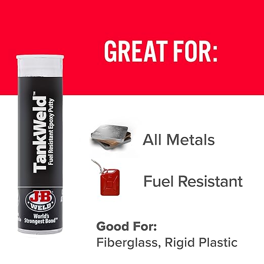 J-B Weld 8217 TankWeld Gas Tank Repair - 1 oz.,Dark Grey