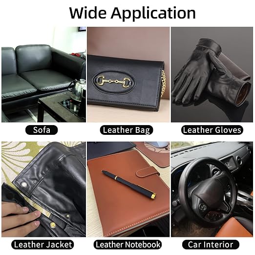 Leather Repair Tape for Couch, 4x197in, Brown, Waterproof with Adhesive Backing