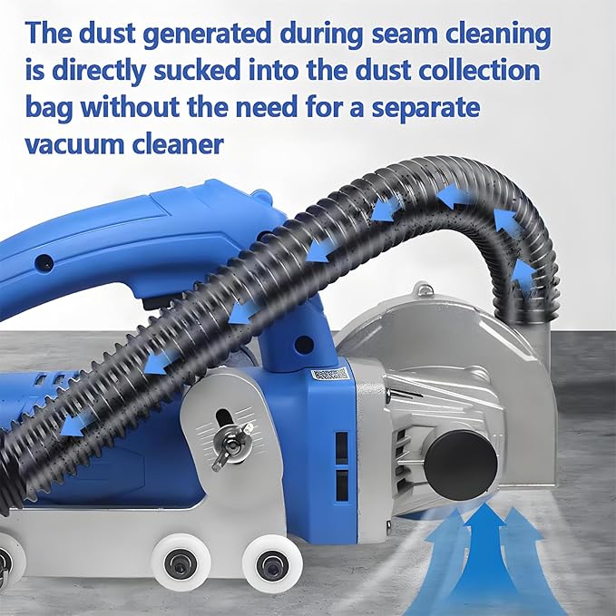 Electric Grout Removal Tool, Tile Grout Remover Machine with 9000RPM & Diamond Blade for Cleaning Grout Between Tiles, Floor DIY Regrouting Tool 220V