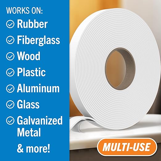 Better Boat Butyl Tape for RV Roof and Boat, 36 Feet White Putty Window Sealant Tape, Waterproof Weather Resistant, 3/4 Inch Wide x 1/8 Inch Thick