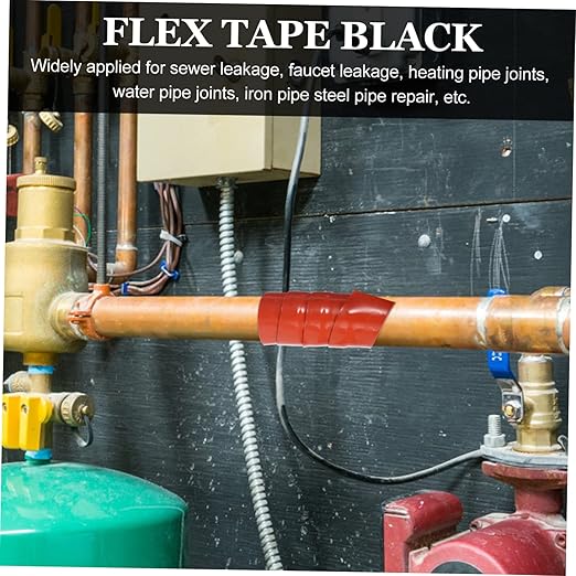 1m Flex Rubberized Tape Leak Seal Duct Tape for Home Repairs for and Bucket Sealing Self-Adhesive Rubber Material
