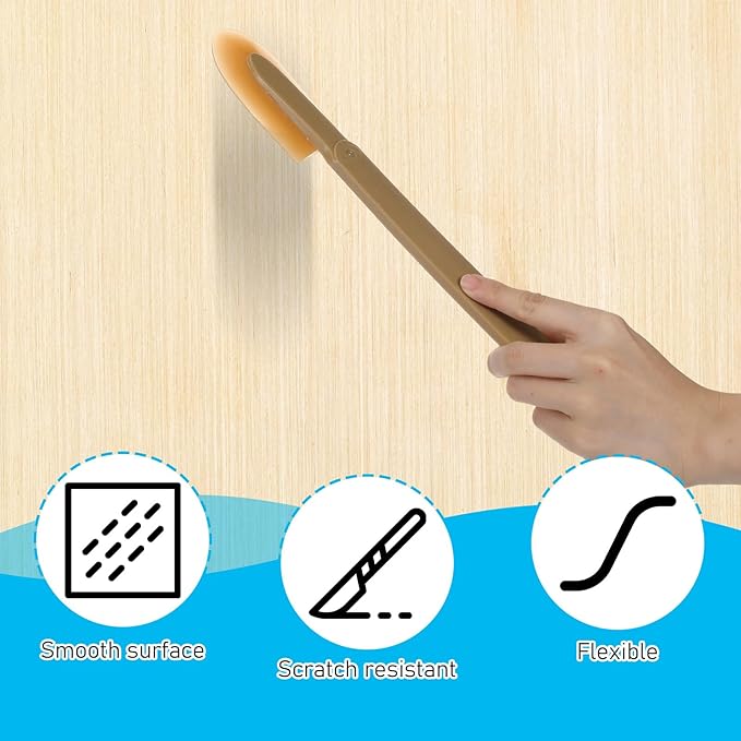 Rubber Caulking Tool, 4PCS Multi Size Flexible Silicone Caulking Tools Finishing Set with Caulk Smoother, Caulk Remover Tool, Caulks Smoothing Tools for Corners, Gaps & Seams