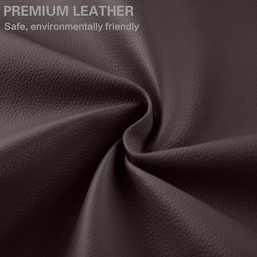 Self Adhesive Leather Repair Patch Kit, 31.4 in x 16 in Large Vinyl Leather Repair Tape for Furniture, Car Seat, Couch, Sofa, Chair Dark Brown