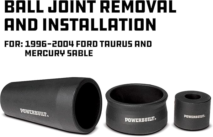 Powerbuilt Ford Lower Ball Joint Adapter Kit, Remove Replace Install Ball Joints, Vehicle Service Set - 641322