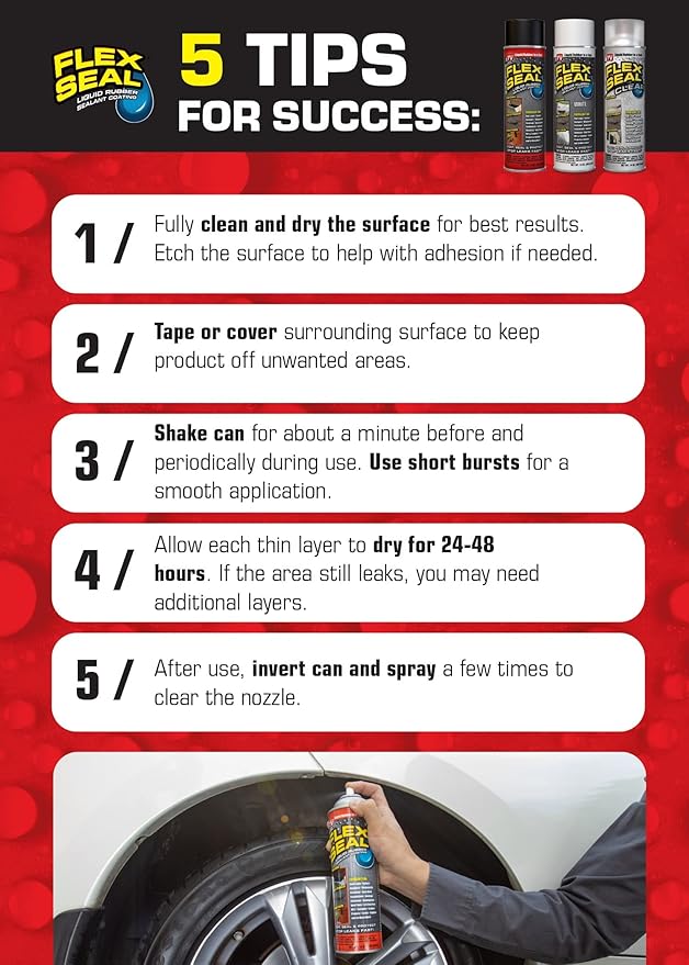 Flex Seal, 14 oz, Almond, Stop Leaks Instantly, Waterproof Rubber Spray On Sealant Coating, Perfect for Gutters, Wood, RV, Campers, Roof Repair, Skylights, Windows, and More