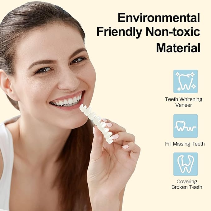 Tooth Repair Kit，Temporary Natural Shade for Filling The Gap, Moldable Thermal Beads Replacement Kit Replace The Missing or Broken Tooth-6PCS-3Colors