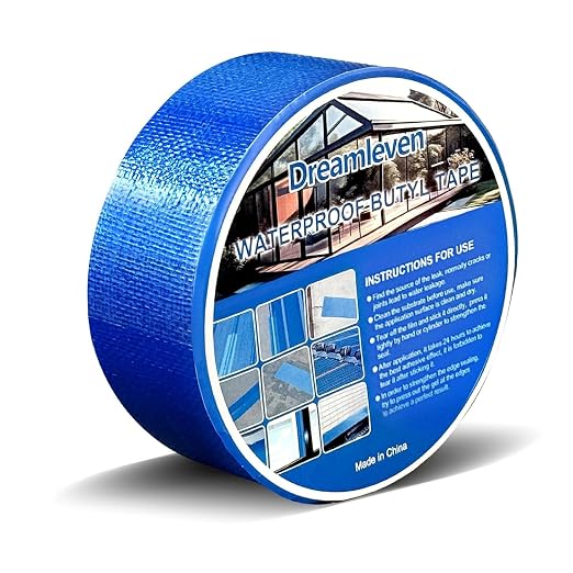 Blue Duct Tape Heavy Duty Waterproof for Solar Pool Cover Patch 2in x 16ft | Weatherproof Sealing Tape, Strong Adhesive UV Resistant Leak Repair Tape, All Weather Tape for Pool Liner, Roof, RV Awning