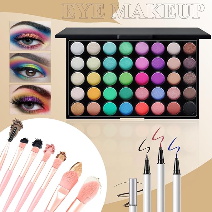 Makeup Mannequin Face Board With Kit - 3D Silicone Half Face for Eyelash and Eye Shadow Practice - For Students and Beginners (White)