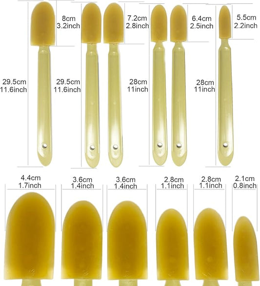 Grout Caulking Tool Kit, 6pcs Rubber Caulk Finishing Tool Sealant Caulk Spatula Smooth Spatula Finisher for Kitchen Bathroom Window Ceramic Tiles