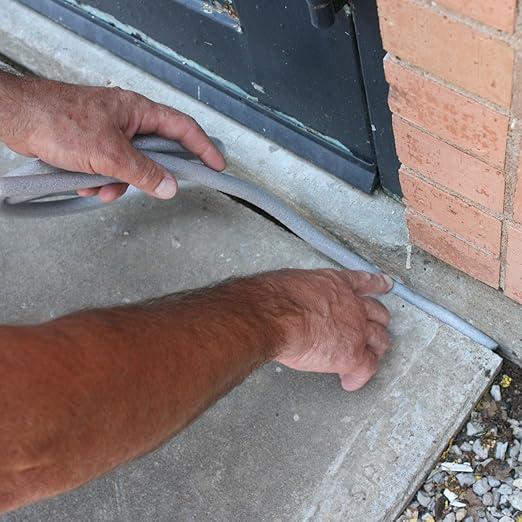 M-D Building Products - Versatile Gray Foam Backer Rod Set 1/2in x 20ft - Essential Caulk Saver for Sealing Concrete Gaps,Expansion Joints,and Crack Filling (71480),(Pack of 12)