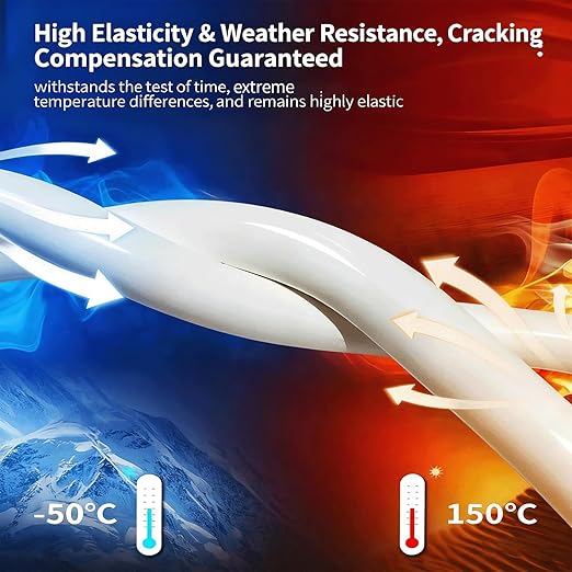 9900 Sealant Waterproof,Outdoor Silicone Sealant, Permanently Repairs Roof & Wall Cracks, Waterproof, Heat & Stretch-Resistant, Tough & Tear-Proof for Exteriors (Transparent)