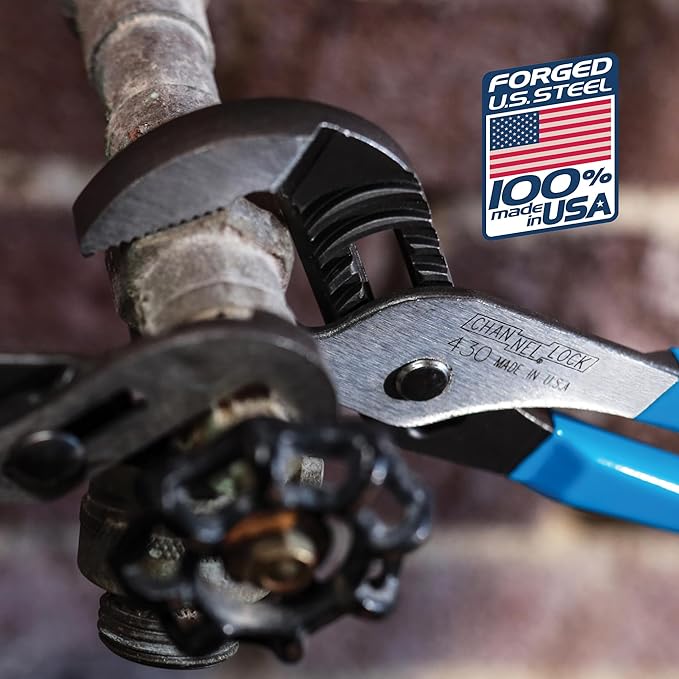 Channellock CHL430 10-Inch Straight Jaw Tongue and Groove Plier
