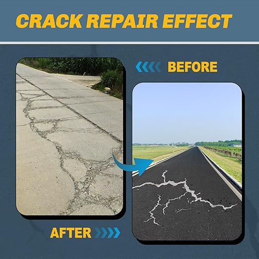 Concrete Crack Filler, 4.4LB Cement Crack Filler, Magic Crack Filler for Concrete, Driveway, Tile, Walkway, Patio, Joint, Indoor and Outdoor - Grey (70oz)