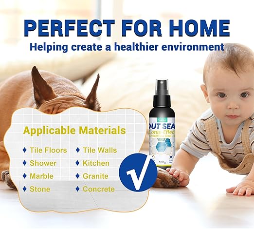 Grout Sealer 7oz/200g, Waterproof Penetrating Sealant with Squeeze Tip, Professional Stain Repellent, Clear Tile Sealer for Ceramic Marble Granite Stone, Indoor Outdoor Shower Bathroom Floors