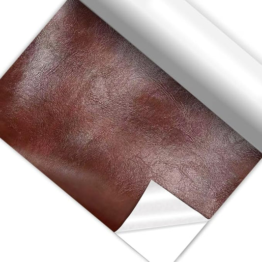 Self Adhesive Faux Leather Repair Patch,1Roll 15x78 Inch Leather Repair Tape for Furniture,Couch Tape for Couches,Bed,Car Seats,Chair,Red Brown