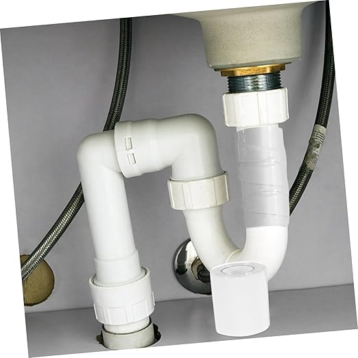 PRETYZOOM Water Pipe Repair Tape Wide Long White Silicone Rubber Sealant Tape Easy Application for Leak Fix