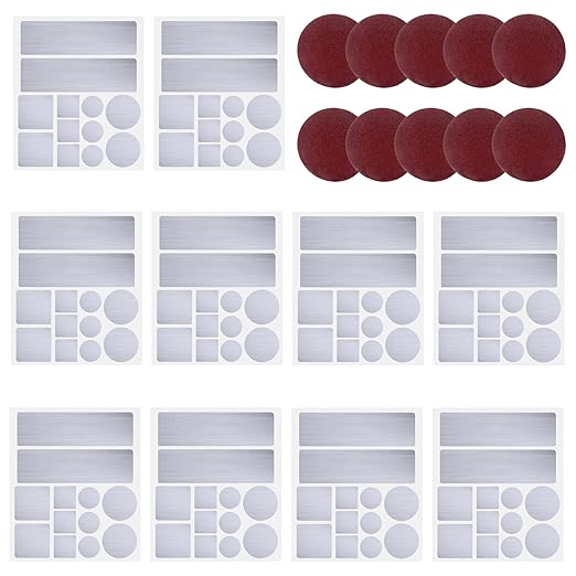 10Pack Professional Aluminum Patch Repair Leaking Kit for Kitchen Cooking Pots Stock Soup Pot and Pans Cookware, Strong High Temperature Resistant Patch for Metal or Plastic Pail Bucket