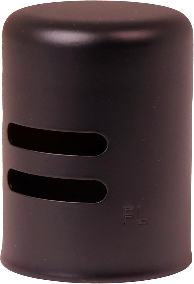 Westbrass D201-12 1-5/8" x 2-1/4" Soild Brass Air Gap Cap Only, Non-Skirted, Oil Rubbed Bronze