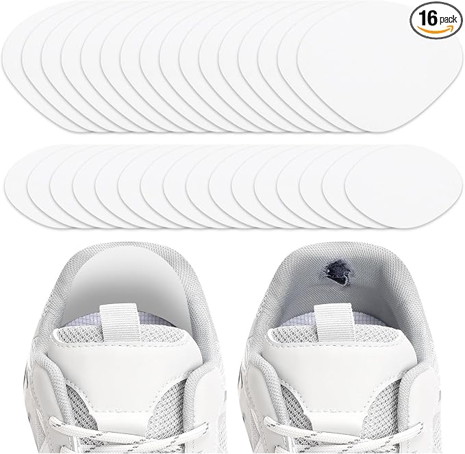 16 Pairs Shoe Heel Repair, Inside Shoe Heel Patch Pad for Holes | Self-Adhesive, Heel Repair, Hole Repair, For Sneaker, Leather Shoes