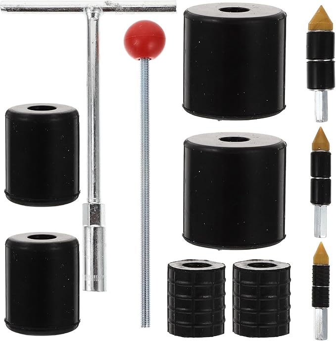 Uonlytech Water Stop Needle Plumbing Tool Kit with Wrench Stainless Steel Hot Melt Water Stop Pins for Fast Pipe Leak Repair Includes 1/2 3/4 1 Inch Pins