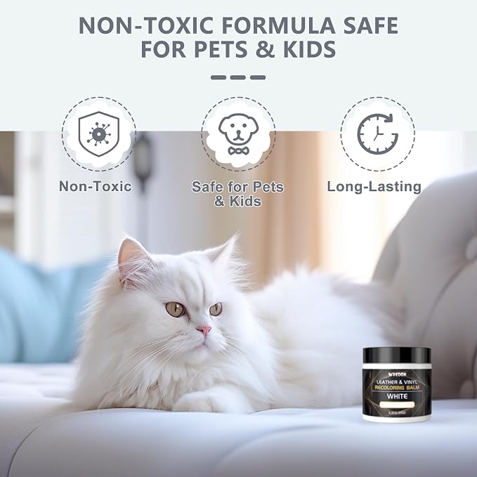 Leather Recoloring Balm with 100ml Mink Oil Conditioner | Medium Brown Repair Kit, Dye & Color Restorer for Furniture, Sofa, Car Seats, Bags | Restore Faded & Scratched Surfaces