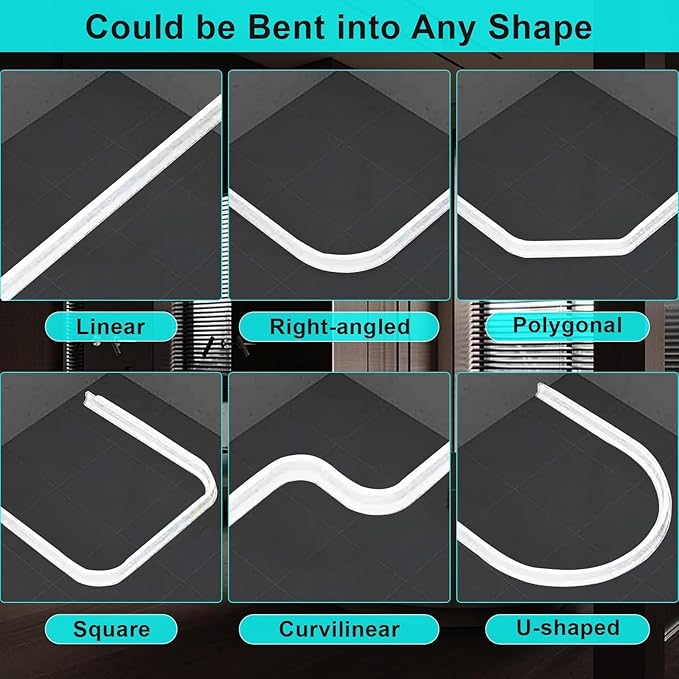 Hi-Na 3ft/5ft/6ft/8ft/10ft Collapsible Shower Threshold Water Dam Water Barrier for Shower and Water Stopper Keeps Water Inside Water Threshold for Wet and Dry Separation (5ft, White)