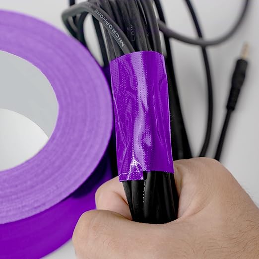 Reniteco Purple Duct Tape- 2 inches x 10 Yards, Waterproof & All-Weather, No Residue, UV Resistant, Heavy Duty for Car, Home & Outdoor Repairs, 1 Roll