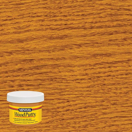 3.8 oz Minwax 923 Colonial Maple Wood Putty Oil-Based Non-Hardening (Pack of 2)