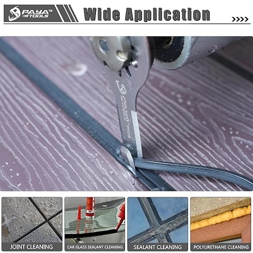 Hooked Cutter Blade for Precision Work - Planked Deck Caulking Removal for Clean Cuts in Tight Spaces(2-Pack)