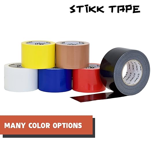 STIKK Duct Tape - Orange Duck Tape - 3 inch x 25 Yards - Heavy Duty Tape for Repairs, Household Projects - for Commercial HVAC and Construction - Effective Heavy Duty Waterproof Duct Tape