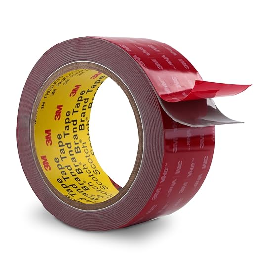 3M Double Sided Tape Heavy Duty 2" x 15.4Ft Mounting Tape Foam Tape Waterproof for Indoor Outdoor Home Office Car Decor
