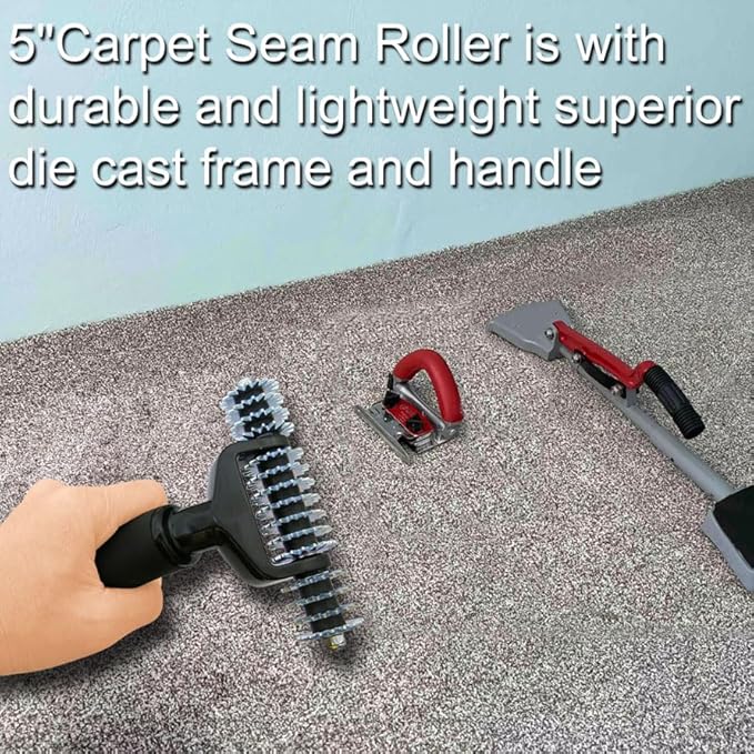 Carpet Seam Roller Tools,Carpet Repair Tools.Specifically Designed for Seaming Loop Pile Carpets,Star Wheel Rollers for Seamless Installation of Mats in Hotels, Homes, Conference Rooms