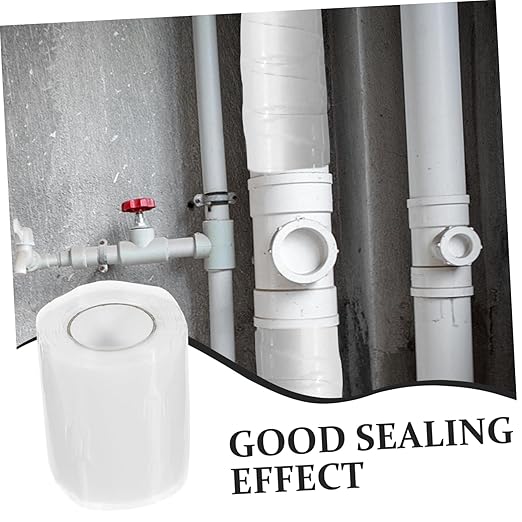 Ciieeo Wide Water Pipe Repair Tape Waterproofing Tape Leak Sealing for Plumbers Adhesive Hose Repairing Easy Application Durability