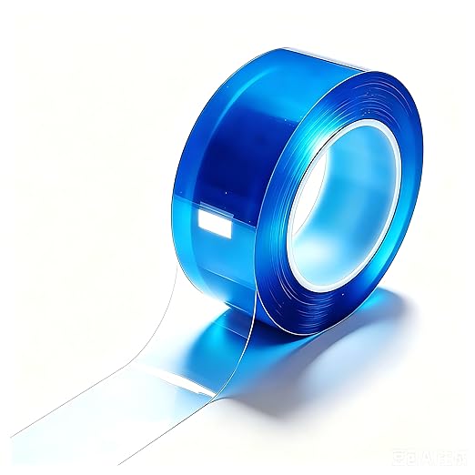 50ft Double Sided Self-Cling Amazing Tape, Non-Adhesive Reusable Vinyl Wrap Tape, Heavy Duty for Plumbing Repairs, Crafts, Sewing, Workshop and Daily Use(Total 50ft)