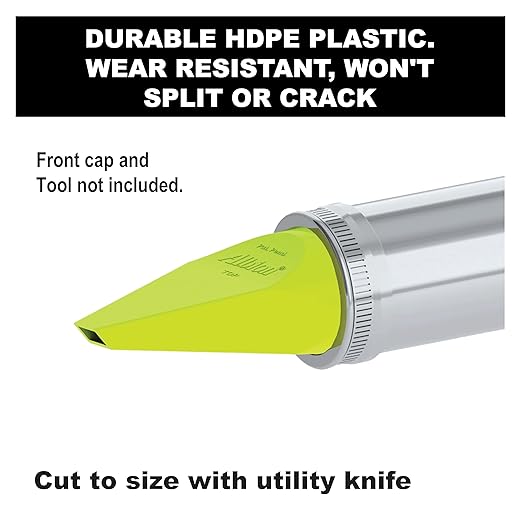 Albion Engineering 1135-3(25 Pack) Square Bead Nozzle for Albion Professional Line Caulking Guns, Yellow, Pack of 25