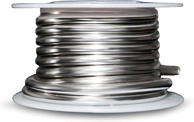 AIM Lead-Free Plumbing Solder, Silver Bearing, 0.125inch dia, 1/4 Lb Spool