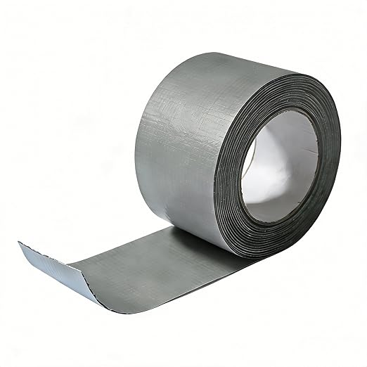 Waterproof Sealant Tape Self Adhesive Rubberized Asphalt Tape for RV Roof Metal Roof Corrugated Roof Leak Repair UV Resistant Heavy Duty Waterproofing Membrane(Gray, 3.94in*196.85in)