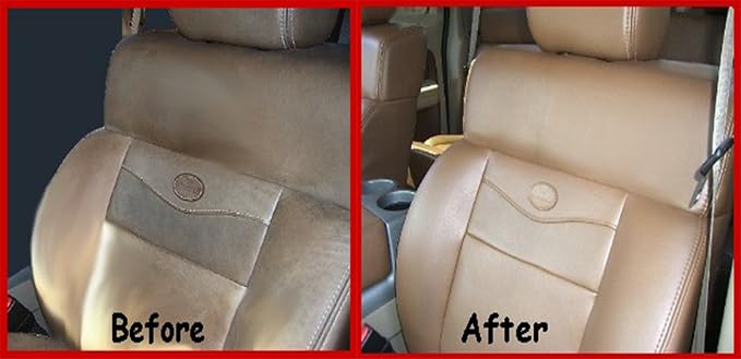 Furniture Leather Max Leather Refinish and Restorer 4 Oz Jar (Leather Repair) (Leather Restore) (Vinyl Repair) (Mahogany)
