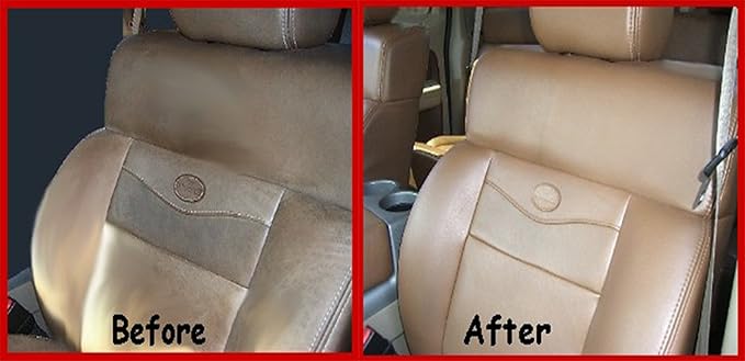 Furniture Blend It On Leather Refinish and Restorer 4 Oz Jar Leather Repair and Restore (Red)
