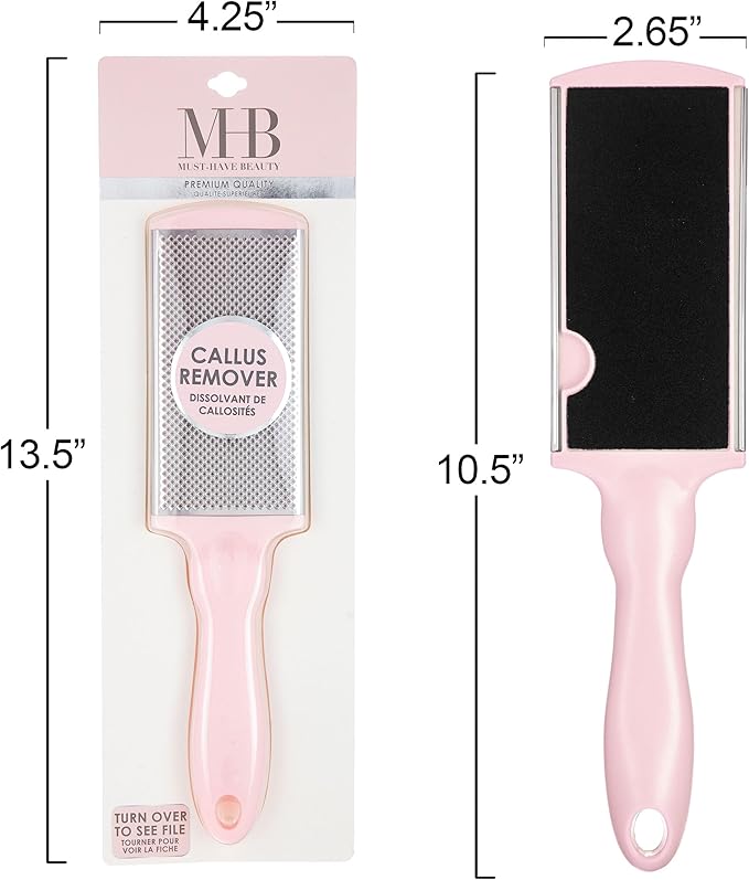 Pink Callus Remover Tool – Professional Foot File & Callus Shaver for Feet | Premium Dead Skin Remover for Calloused Feet | Pedicure Foot Care Tool for Women – Smooth & Soft