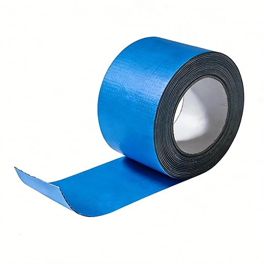 Waterproof Sealant Tape Self Adhesive Rubberized Asphalt Tape for RV Roof Metal Roof Corrugated Roof Leak Repair UV Resistant Heavy Duty Waterproofing Membrane(Blue, 3.94in*196.85in)