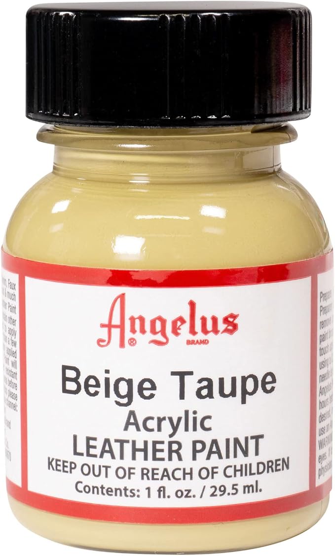 Angelus Acrylic Leather Paint, 1 oz, Beige Taupe