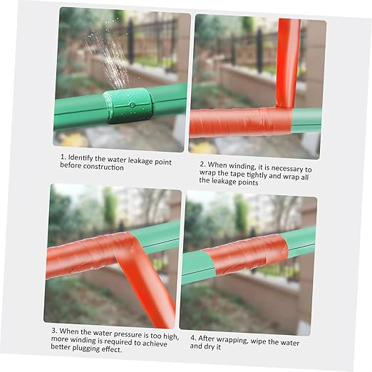 CHILDWEET Tape Self-Adhesive Pipe Repair Sealant for Plumbing Flexible for Emergency and Routine Maintenance