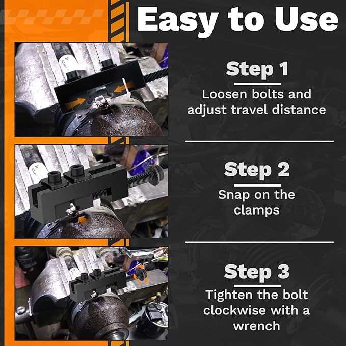 ecocstm CV Boot Clamp Pliers, CV Axle Boot clamp Tool, Single Ear Hose Clamp Plier, Joint Boots Clamp Pliers, Widely Used Shaft Clamping Tool, Fits Most Car Models,OEM 09521-24010