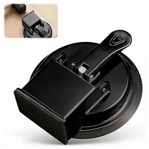 Floor Gap Fixer Tool, Heavy Duty Floor Gap Fixer Tool, Enhanced Vacuum Suction Cup, Professional Grade Gap Closer for Laminate, Wood, Vinyl & Tile Flooring (Black)