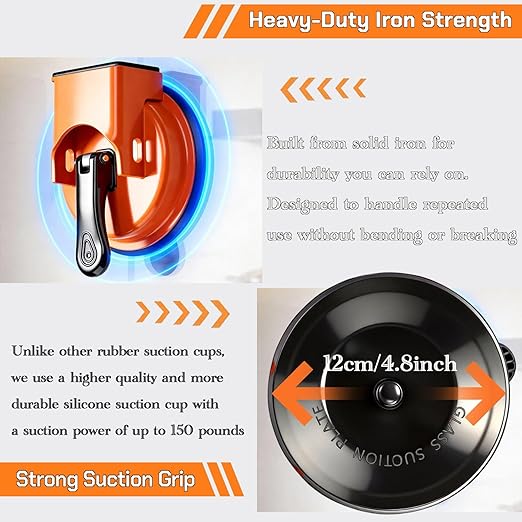 Floor Gap Fixer Tool with Vacuum Suction Cup – Heavy Duty Floor Gap Puller for Laminate, Vinyl, Wood & Tile Flooring | Flooring Gap Repair Tool