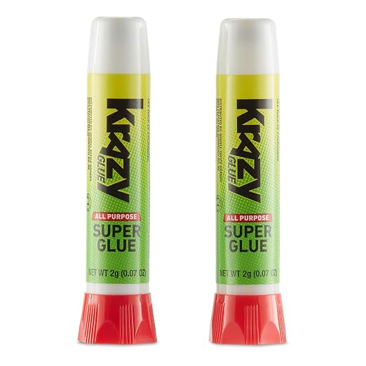 Krazy Glue All-Purpose 0.07 Oz Super Glue Tube 2 Pack; Great for Everyday Household Repairs; Forms an Extra-Strong Bond on Wood, Rubber, Glass, Metal, Plastic and Ceramic 12 Pack