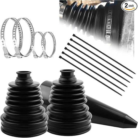 2PCS Car CV Boot Repair Kit Contains CV Boot Expander Tool,Upgraded Car CVs Axle Boots Repair Kit for Dust and Water Resistance,Silicone CVs Joint Boots for 2.47"/2.99"/3.53" Calibers