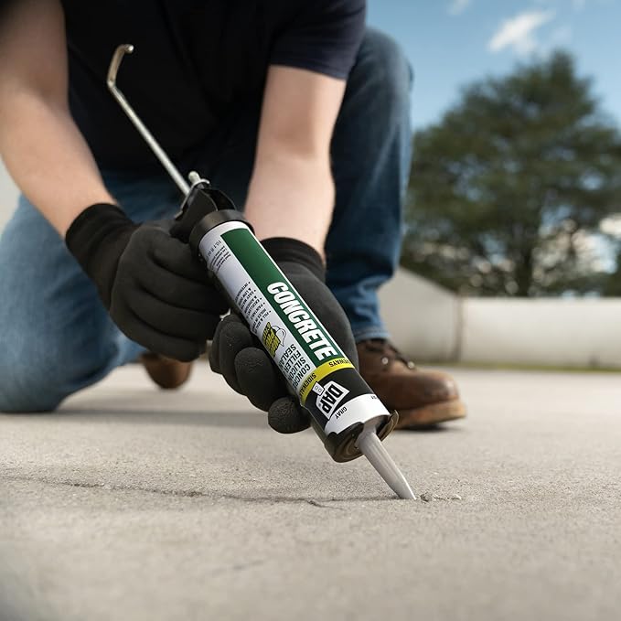 DAP Concrete and Mortar Filler and Sealant, Gray,10.1 Oz (Pack of 12)